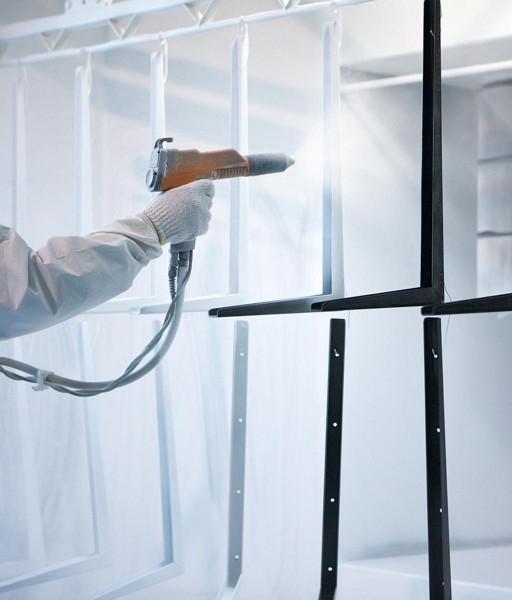 F irst pioneered in the 1950s, powder coating has evolved as a popular dry finishing process used for functional (protective) and decorative finishes in manufacturing.