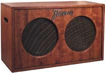 Power rating: 120 watts 8 ohms 2 x 12 Celestion Vintage 30 Speakers Removable Back for open or closed option Recessed side handles 17 mm plywood