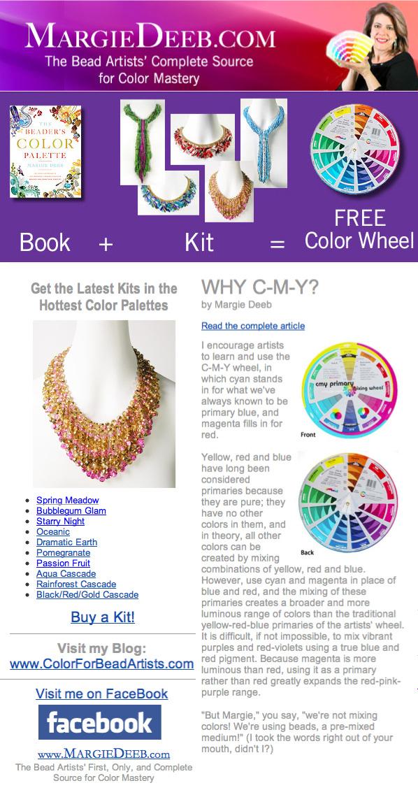 Her free monthly color column, Margie s Muse, is available on her website. She produces a free graphically enhanced podcast, Margie Deeb s Color Celebration, available on itunes.