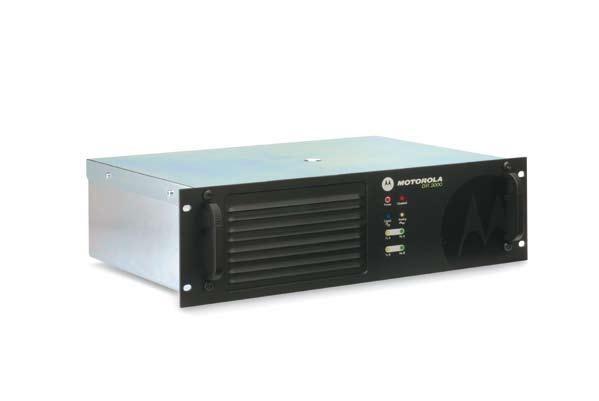 MOTOTRBO System Components and Benefits DR 3000 Repeater 1 2 3 4 6 5 1 100% continuous full duty cycle 2 Supports two simultaneous voice or data paths in digital TDMA mode. 3 Integrated power supply.