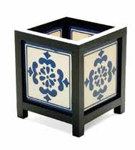 [H] Wood frame tabletop box lanterns;