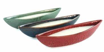 Reactive and solid glazes  [L]Canoe