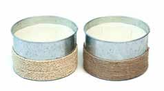 [C] Pails and tubs, rustic coated.