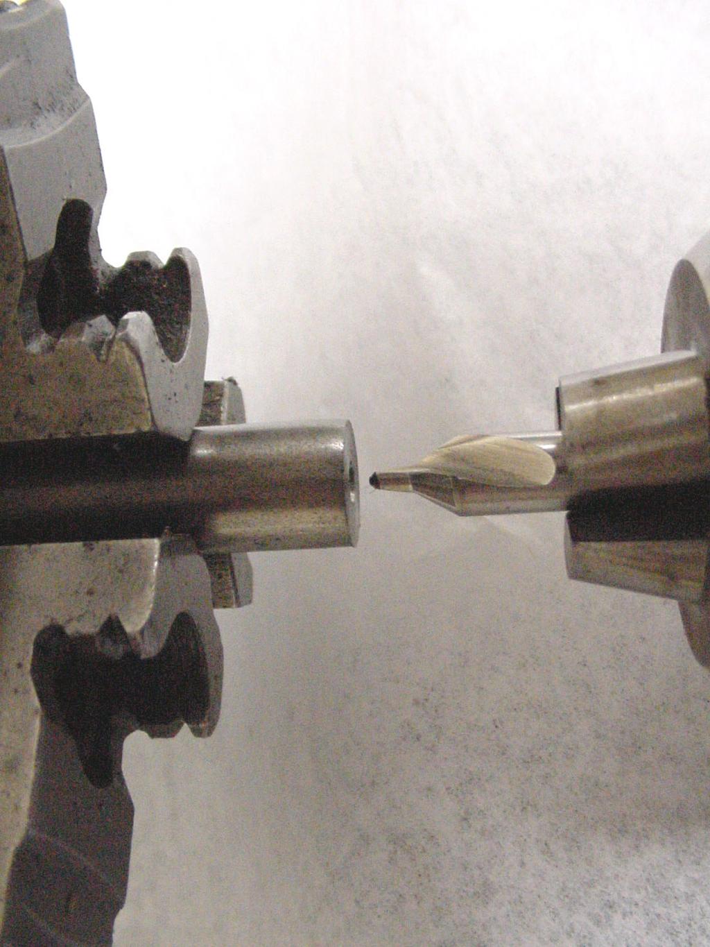 Centerdrill/Countersink: Centerdrill/Countersinks serve three purposes: The cylindrical center-point is used to create a pilot for drilling holes, the tapered