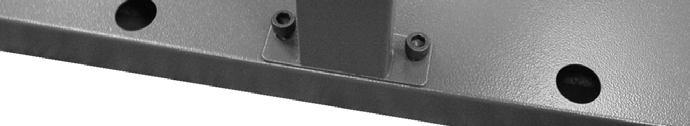 The steel side braces are designed to restrain horizontal movement. They should not be used as a load bearing bracket.