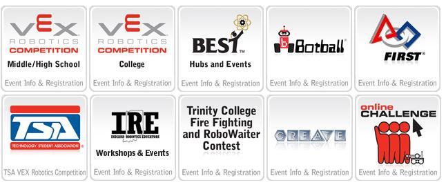 Event Registration Event registration is a vital part of the competition organizing process.