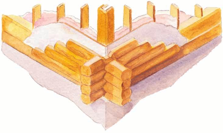 2 CONSTRUCTION METHODS INSULATED LOG BUILDING METHOD Combining the best construction methods available with the rustic beauty of logs, the insulated log building method has proven to be a popular