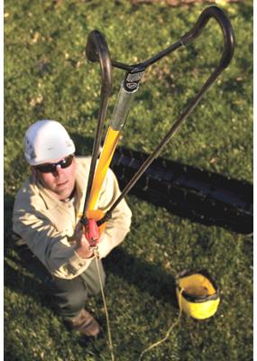 A super slingshot on an 8 ft pole 2 4ft sections Sherrill Tree Service About $160 w/line and weights http://sherrilltree.