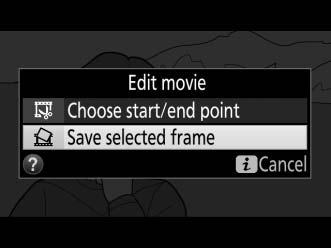 Saving Selected Frames To save a copy of a selected frame as a JPEG still: 1 Pause the movie on the desired frame.