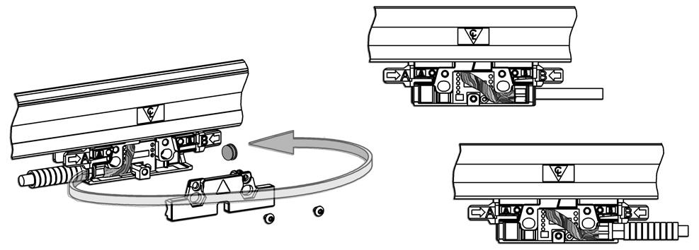 (2) 1/4-20 x 3/4 BHCS (2) These instructions will guide you through installing the encoder as shown in this view. /Spar assembly.