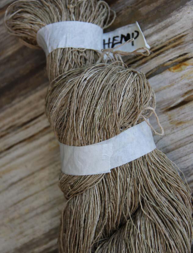 Hemp is strong and holds its shape, stretching less than any