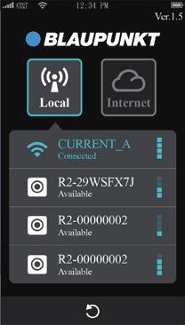 Pentru Android: Porniţi [Wi-Fi]. Pentru ios: Mergeţi la [Settings] [Wi-Fi]. Porniţi [Wi-Fi] şi selectaţi numele camerei video. 2.
