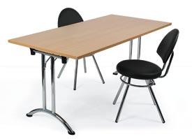 w540 x d530 x s/h490 ST76 Circular Conference Table Black, Beech h740