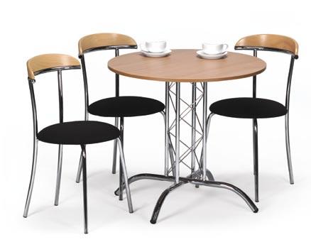 Black h450 x Diameter 610 ST75 Oval Conference Table