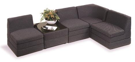 Lounge Chair Grey/Black Mix h710 x w660 x d660 x s/h410 ST102 Upholstered Coffee Table