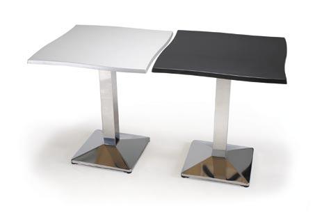 s/h450 ST98 Stratos Normal Height Table Silver Grey top