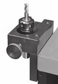 Turn the indictor to read "0", then remove the gauge pin. 3. Put the unit on the workpiece and carefully jog the tool down to make contact with the gauge face.
