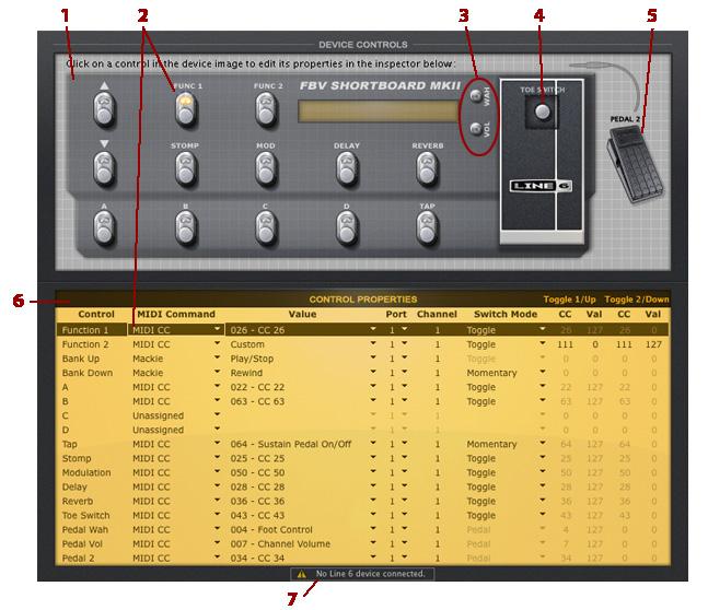 Line 6 FBV Control: Overview Line 6 FBV Control Overview The previous Getting Started Chapter should have already gotten you up and running with your FBV MkII controller.