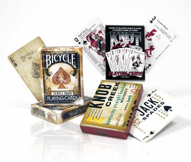 CUSTOM CARDS Quality Custom Playing Cards offer a unique way to deliver your message for an event, product or service.