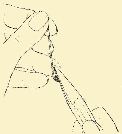 wire with round-nose pliers. 2.