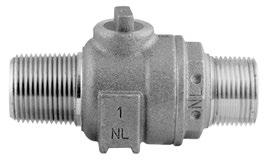3 FB400-4-NL FB400 Ballcorp - AWWA/CC Taper Thread Inlet<br/> by Male Iron Pipe Thread Outlet Valve Size Inlet Size Outlet Size FB400-3-NL 3/4" 3/4" 3/4" 1.2 FB400-4-NL 1" 1" 1" 1.