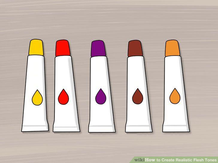Creating Dark Skin Tones 1 Gather a set of paint colors.