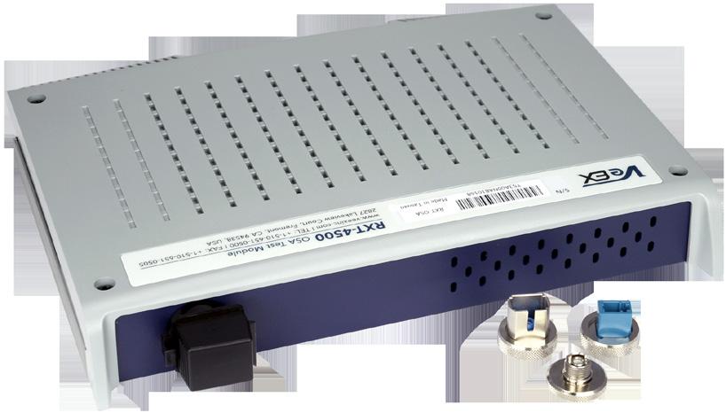 measurements of up to 160 channels DWDM channel spacing down to 50 GHz Channel power measurement Channel threshold detection Span power measurement