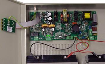 UPS DC switching power supply technology for security systems against fire, closed circuit TV or others.