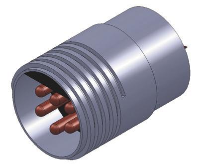 Mechanical drawings cable-mount receptacles Factory Overmolded Cable Mount Receptacles A Max.