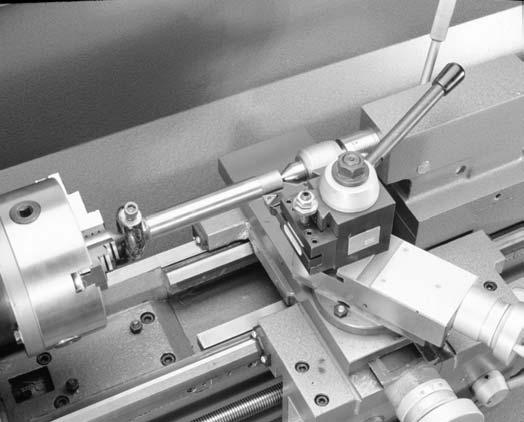 Tailstock The tailstock on the Model G4002/3 is aligned at the factory with the headstock.