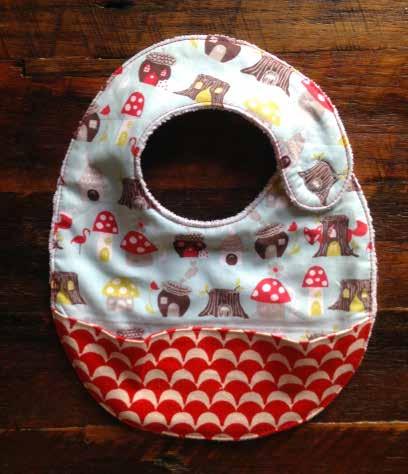 I hope you love your new bib and that you have enjoyed this Tutorial.