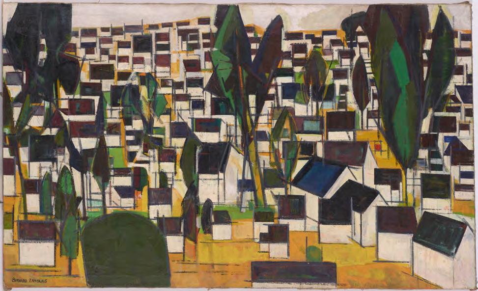 The Town (The White City) (1956-57), oil on canvas.