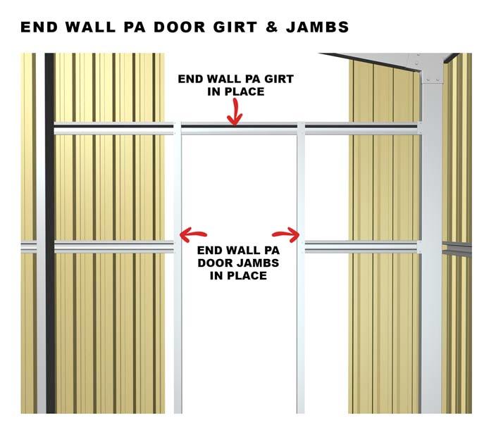 Prehung PA Doors Do not require Door Jambs or Headers to be installed. Refer to your Bill of Materials and the supplied manufacturers recommended installation material for details.