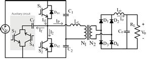 However, the prominent drawback of the proposed circuit is soft switching is occurred only in one switch.