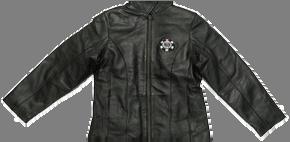 World Series of Poker Leather Jacket This ultra-soft black leather lambskin jacket is custom labeled with the World Series of Poker logo on the left chest.