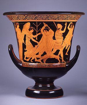 Krater Greek, Attic, attributed to the Dinos Painter, ca. 430 BC Ceramic. 2000.