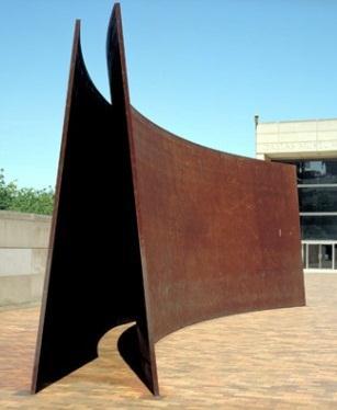 David Smith, The Forest, 1950, Painted steel on wood base, Raymond and