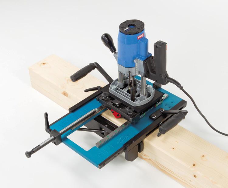 Thanks to its compact build, the milling device can be applied in all main and secondary joist connections for all HVP sizes with 12 mm thickness.