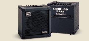 Powerful and lightweight, CUBE-30 Bass packs a ton of tone into a 10 2-way speaker cabinet with DSP modeling, compression, EQ, digital effects, and 30 watts of power. An incredible value.