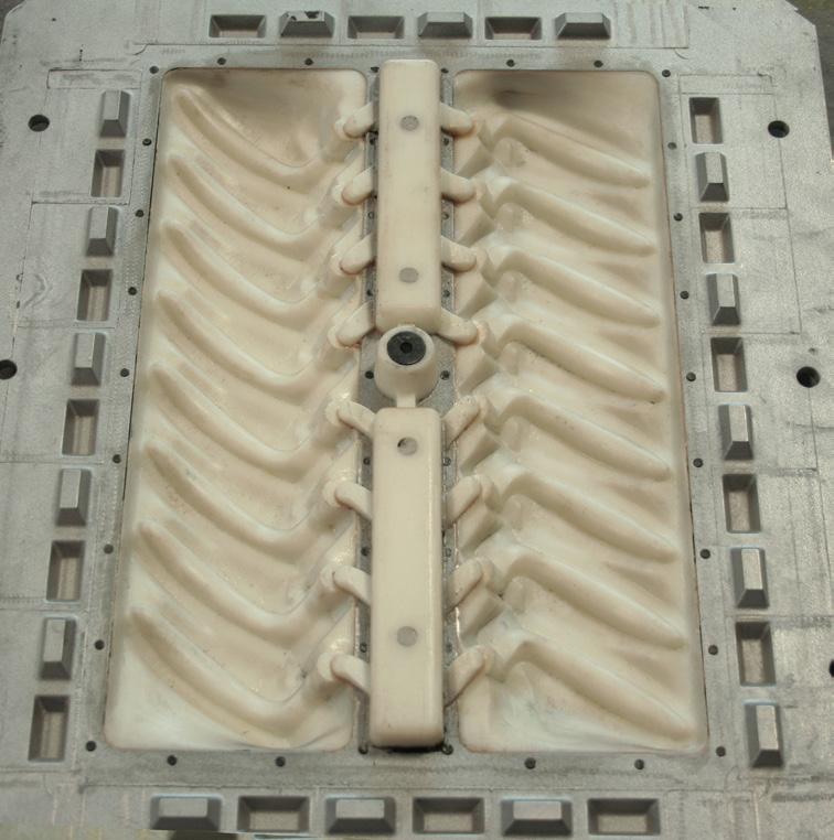 FDM Matchplate Patterns for Green Sand Casting Sand casting is a cost effective and efficient process for small-lot production, and yet, when using automated equipment, it is an effective