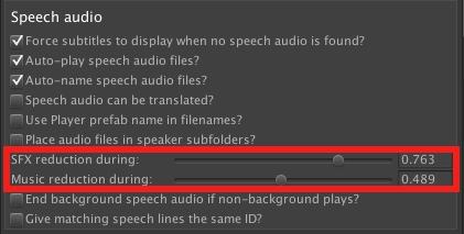 In order to play narration audio, your scene must have a Default Sound assigned in the Scene Manager.