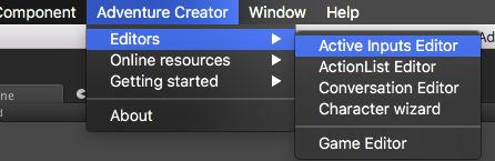 2.6. Active inputs Active Inputs are a series of pre-deﬁned Input buttons that trigger ActionList assets when pressed.