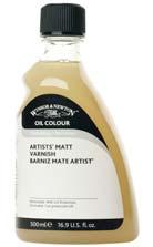 May be mixed with Artists Original Matt Varnish to adjust the degree of gloss. 75ml 873022980 5.42 6.50 3 1 250ml 873040980 10.00 12.00 1 1 500ml 873050980 17.