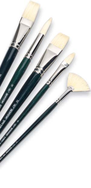 120 BRUSHES Winsor & Newton Winton Hog Brushes - (Group B) Round Smaller sizes are indispensable for detail lines and highlights. No 1 875975701 3.50 4.