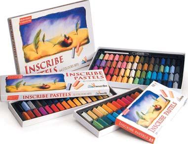 Inscribe Soft Pastels - (Group B) These soft pastels with its square construction make it ideal for block and detailed work with an extreme