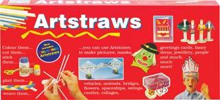 CRAFT MATERIALS 159 Artstraws - (Group B) Artstraws are easy to use and fun to do, making them the