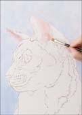 pre-printed tracings that allow you to get the initial drawing right first time, Julie will show you how to paint