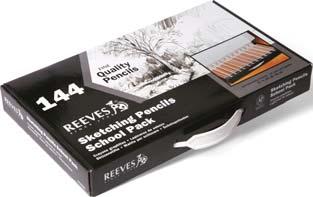 50 1 1 Reeves Sketching Pencils Class Pack - (Group B) Reeves Sketching Pencils are a range of high quality graphite lead pencils, ideal for artistic drawing and sketching.