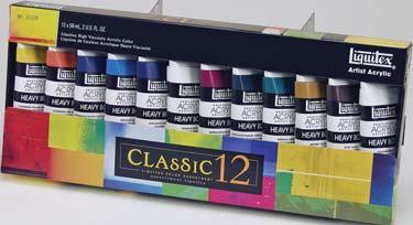 20 ACRYLIC COLOUR Liquitex Professional Acrylic Colour - (Group B) Available in Soft and Heavy Body.
