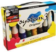 colours. System 3 Original Selection Set This set contains 8 colours in 75ml tubes. 88129100015 14.